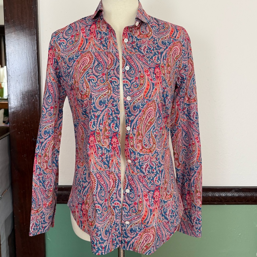 J. Crew Liberty of London | Felix Isabella Paisley Button Down Shirt - Picture 9 of 12